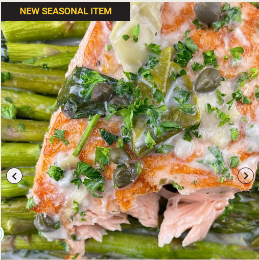 How to Make Tuscan Salmon with Artichoke Spinach Sauce and Asparagus